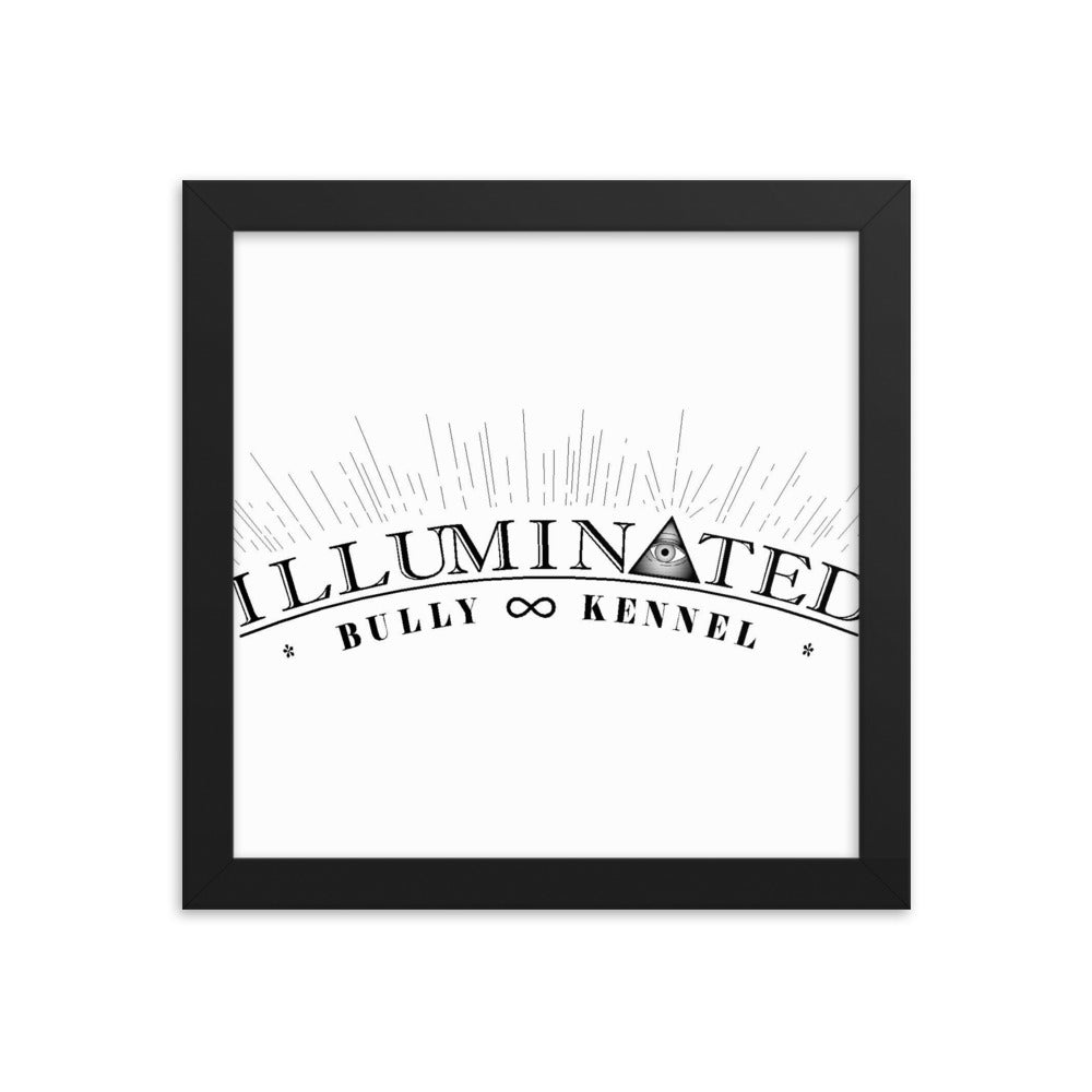Illuminated Framed poster