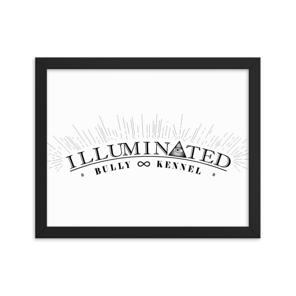 Illuminated Framed poster