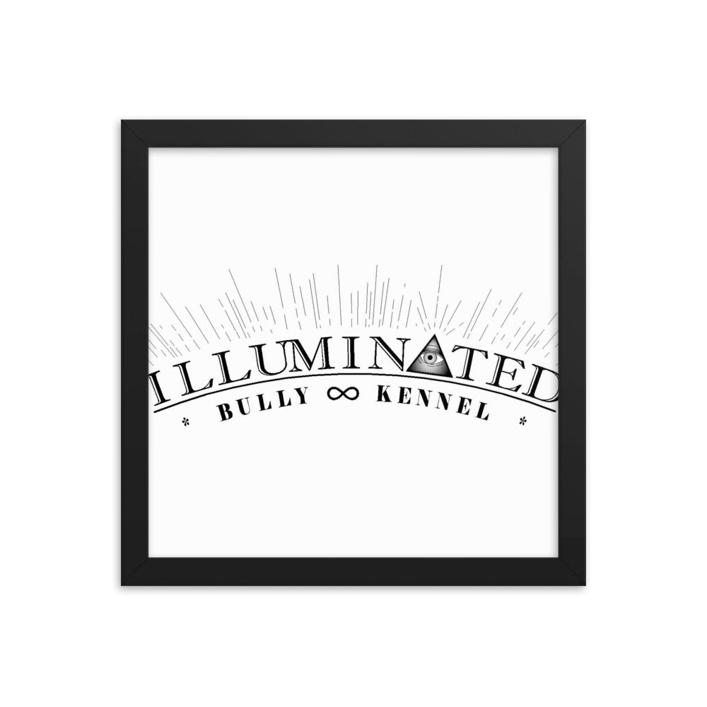 Illuminated Framed poster