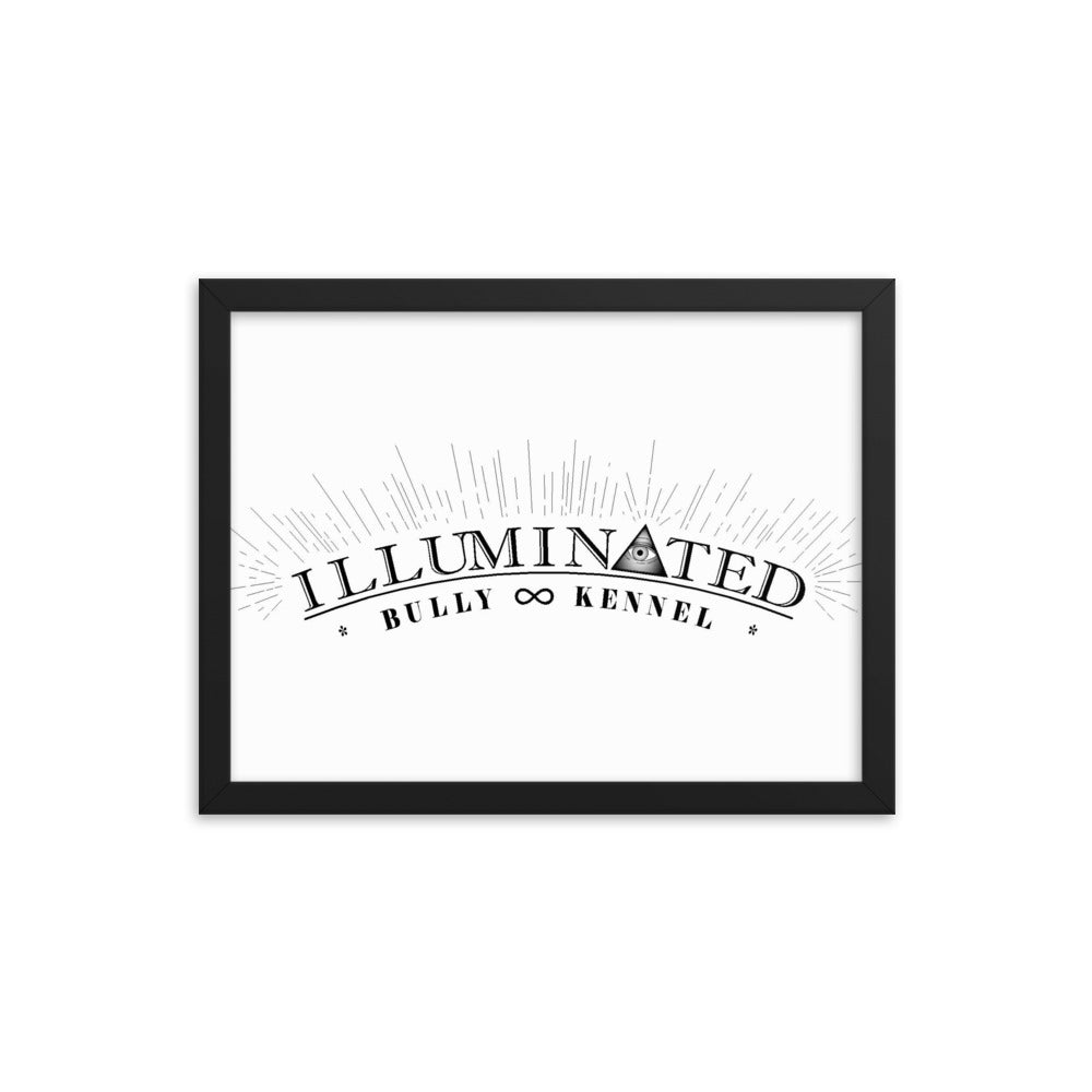 Illuminated Framed poster
