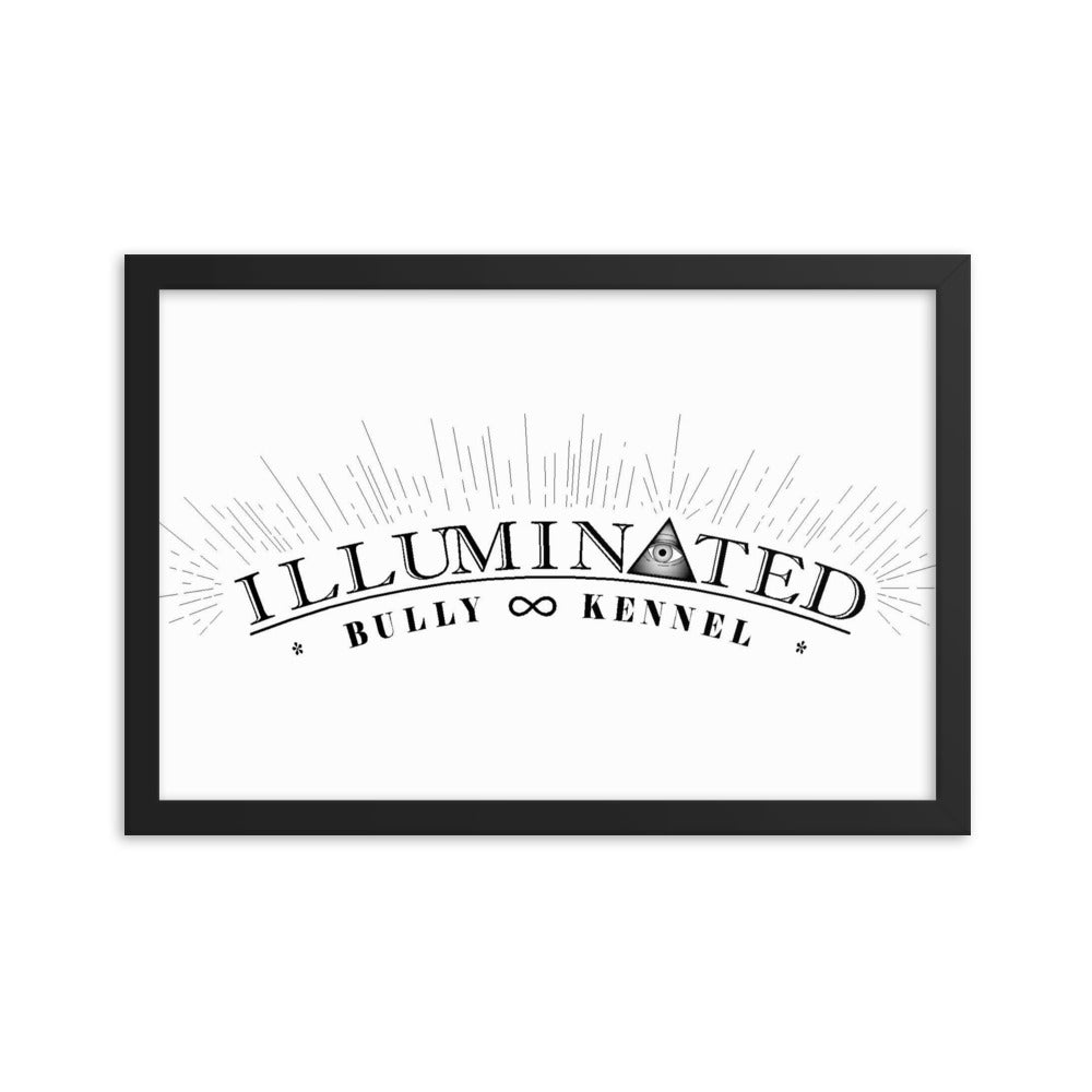 Illuminated Framed poster