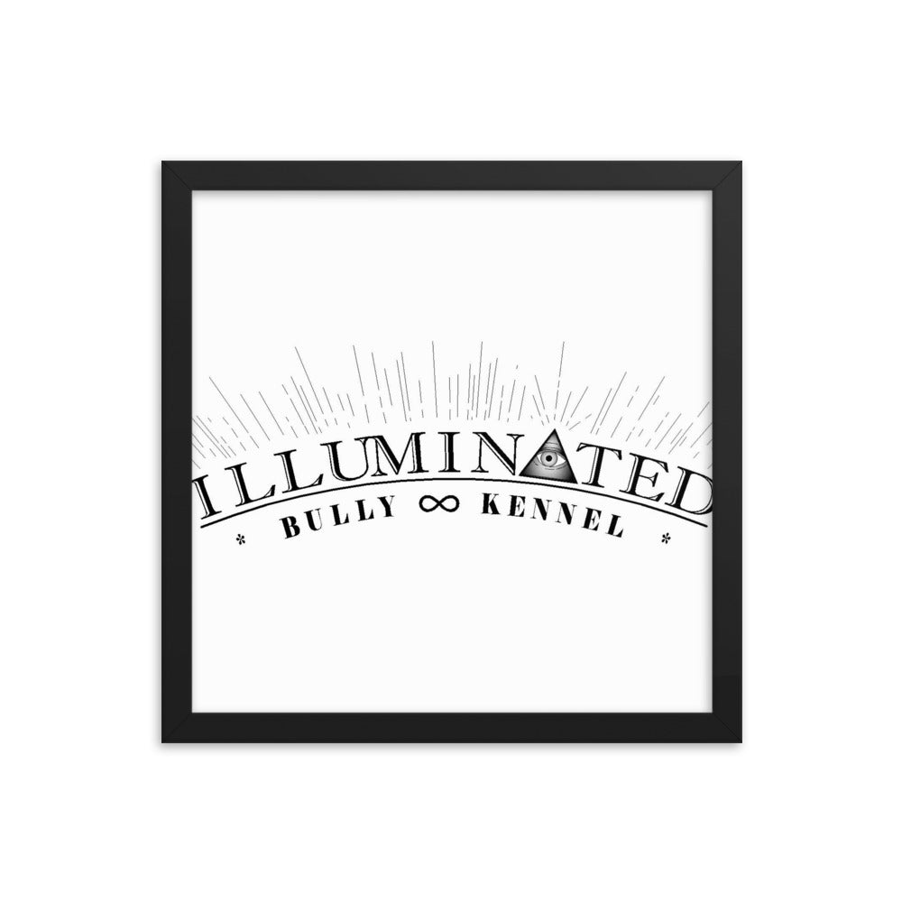 Illuminated Framed poster
