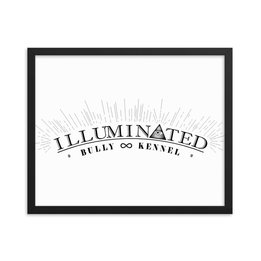 Illuminated Framed poster