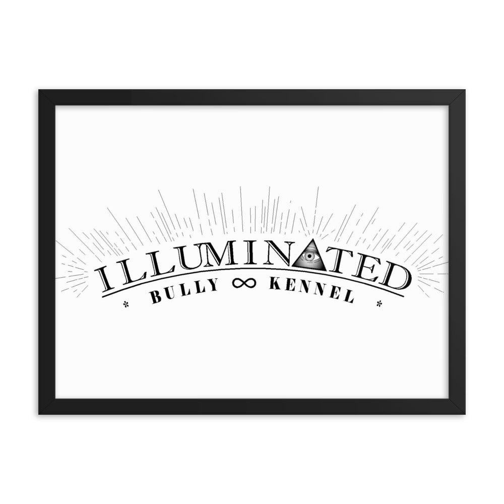 Illuminated Framed poster