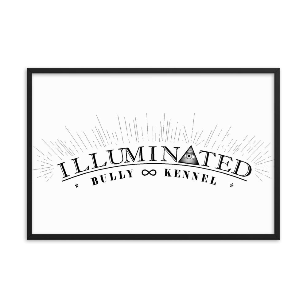 Illuminated Framed poster
