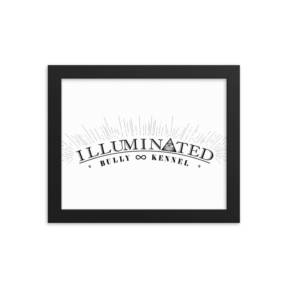 Illuminated Framed poster