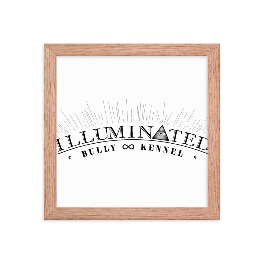Illuminated Framed poster