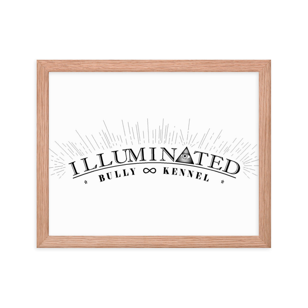 Illuminated Framed poster