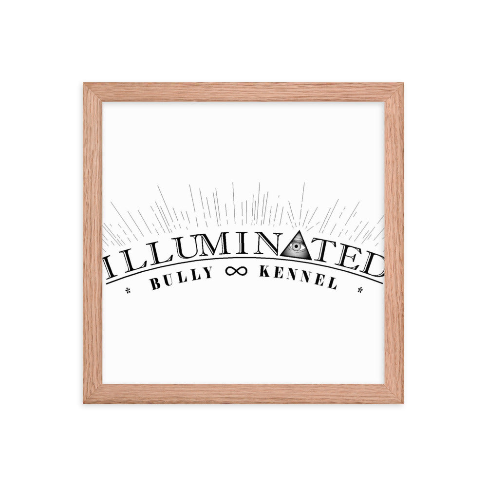 Illuminated Framed poster