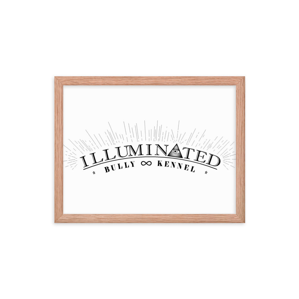 Illuminated Framed poster