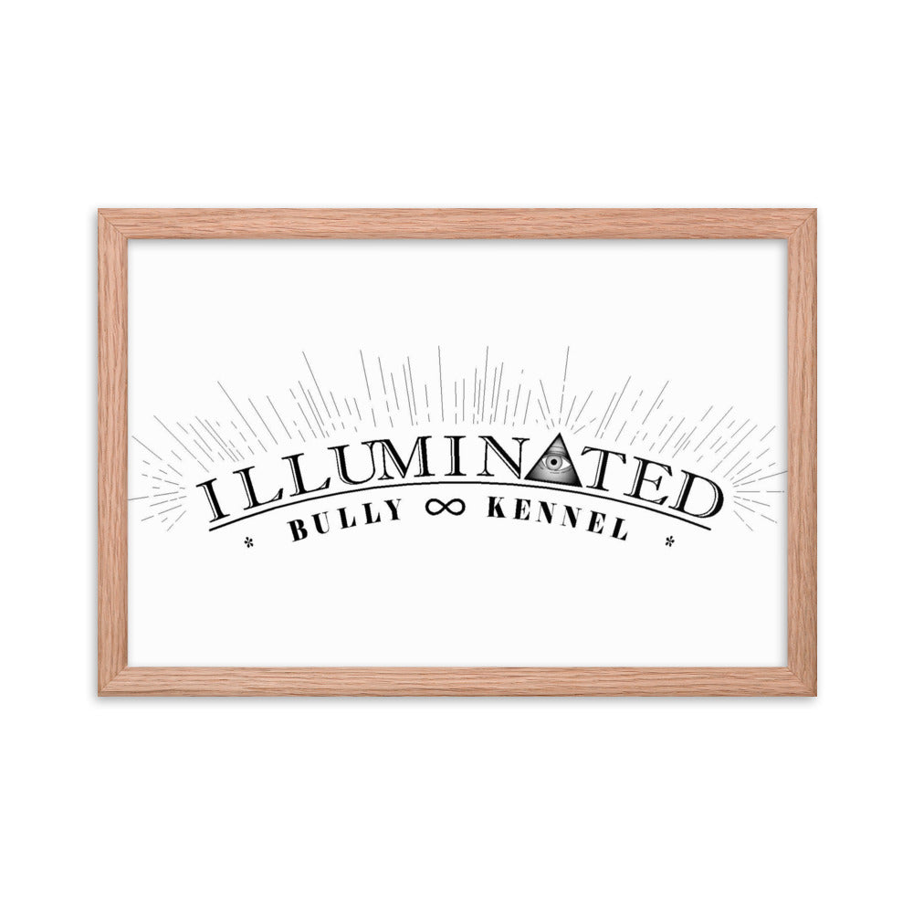 Illuminated Framed poster