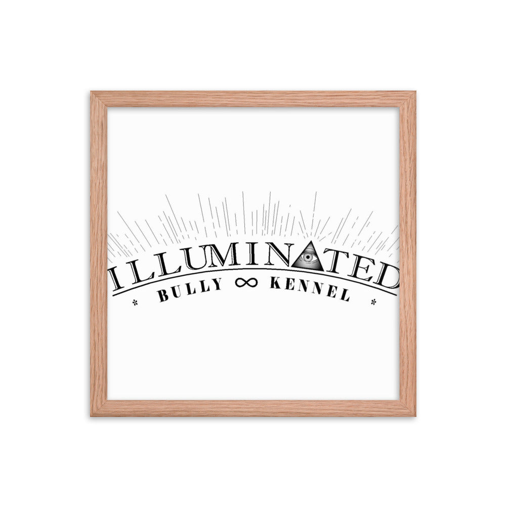 Illuminated Framed poster