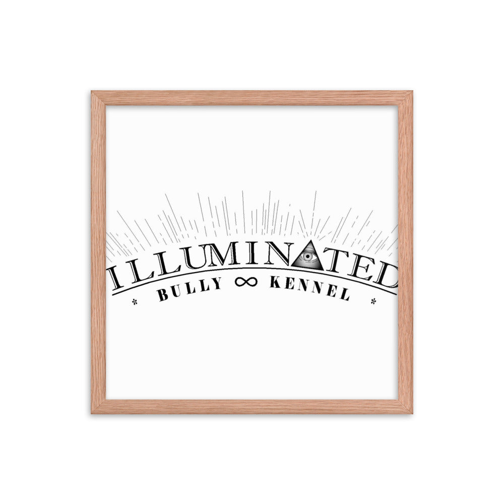 Illuminated Framed poster