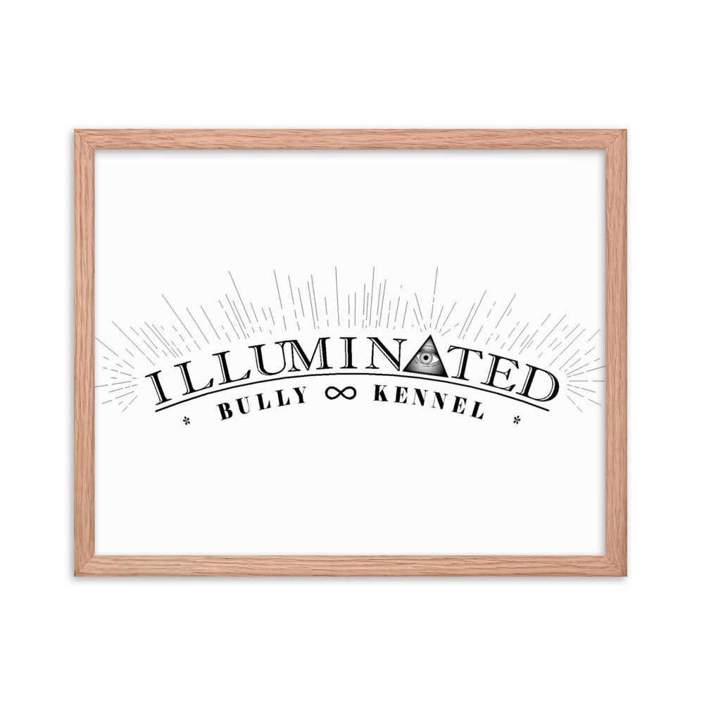 Illuminated Framed poster