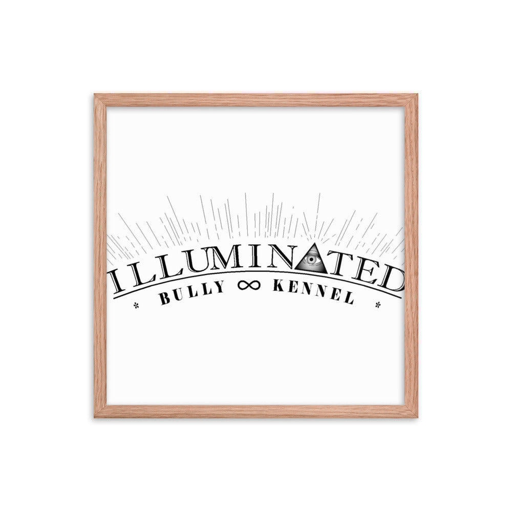 Illuminated Framed poster
