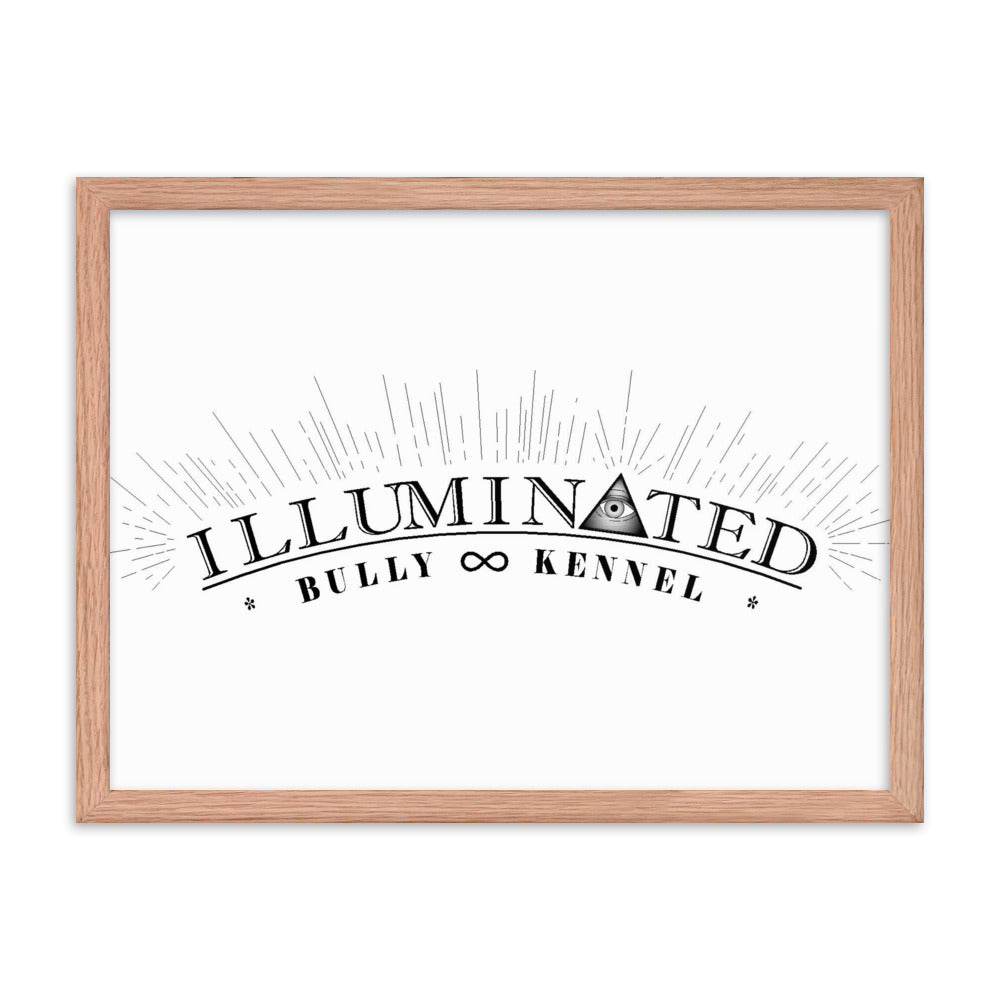 Illuminated Framed poster