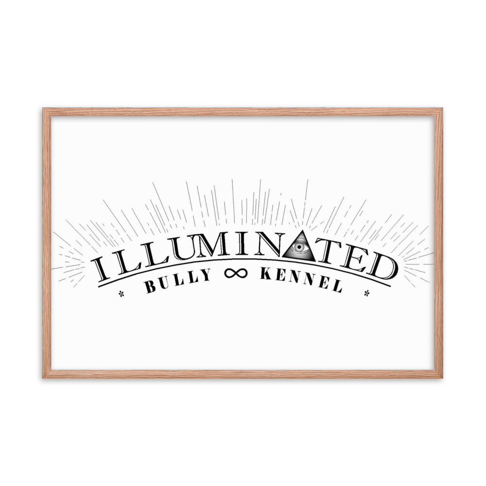 Illuminated Framed poster