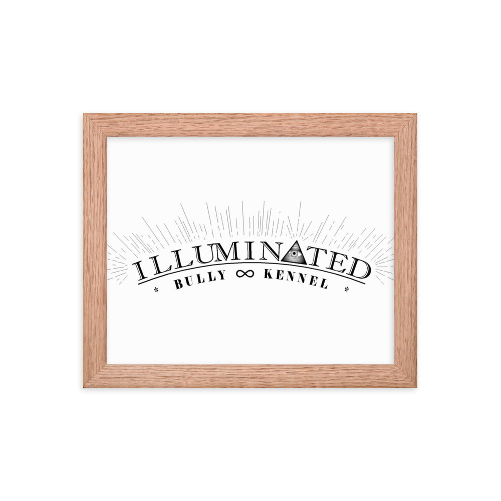 Illuminated Framed poster