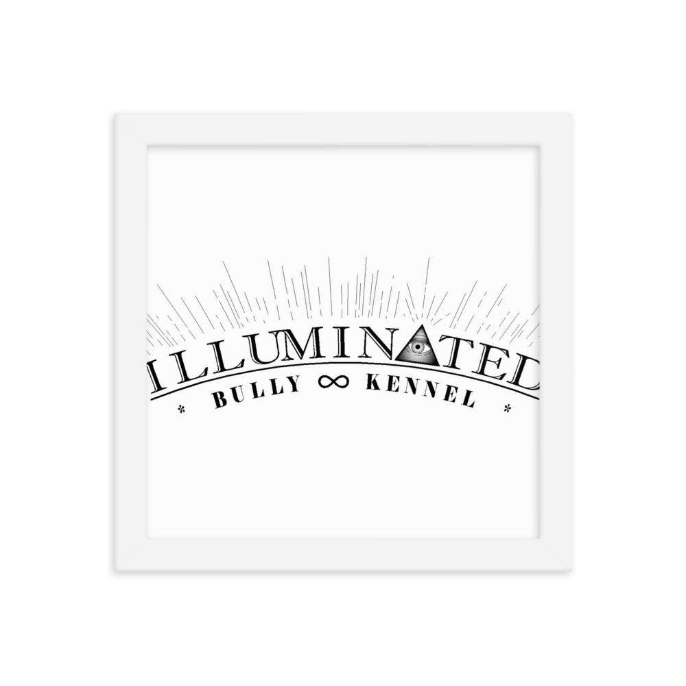 Illuminated Framed poster