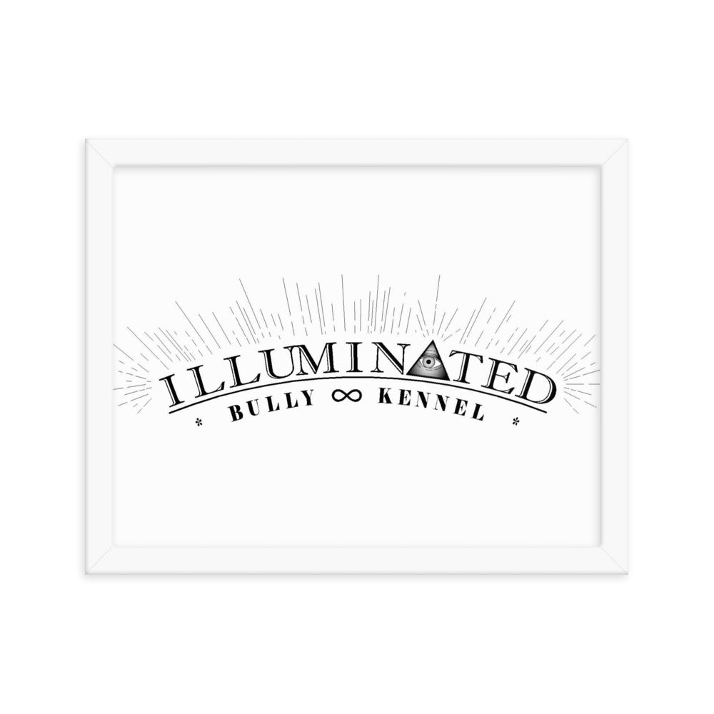 Illuminated Framed poster