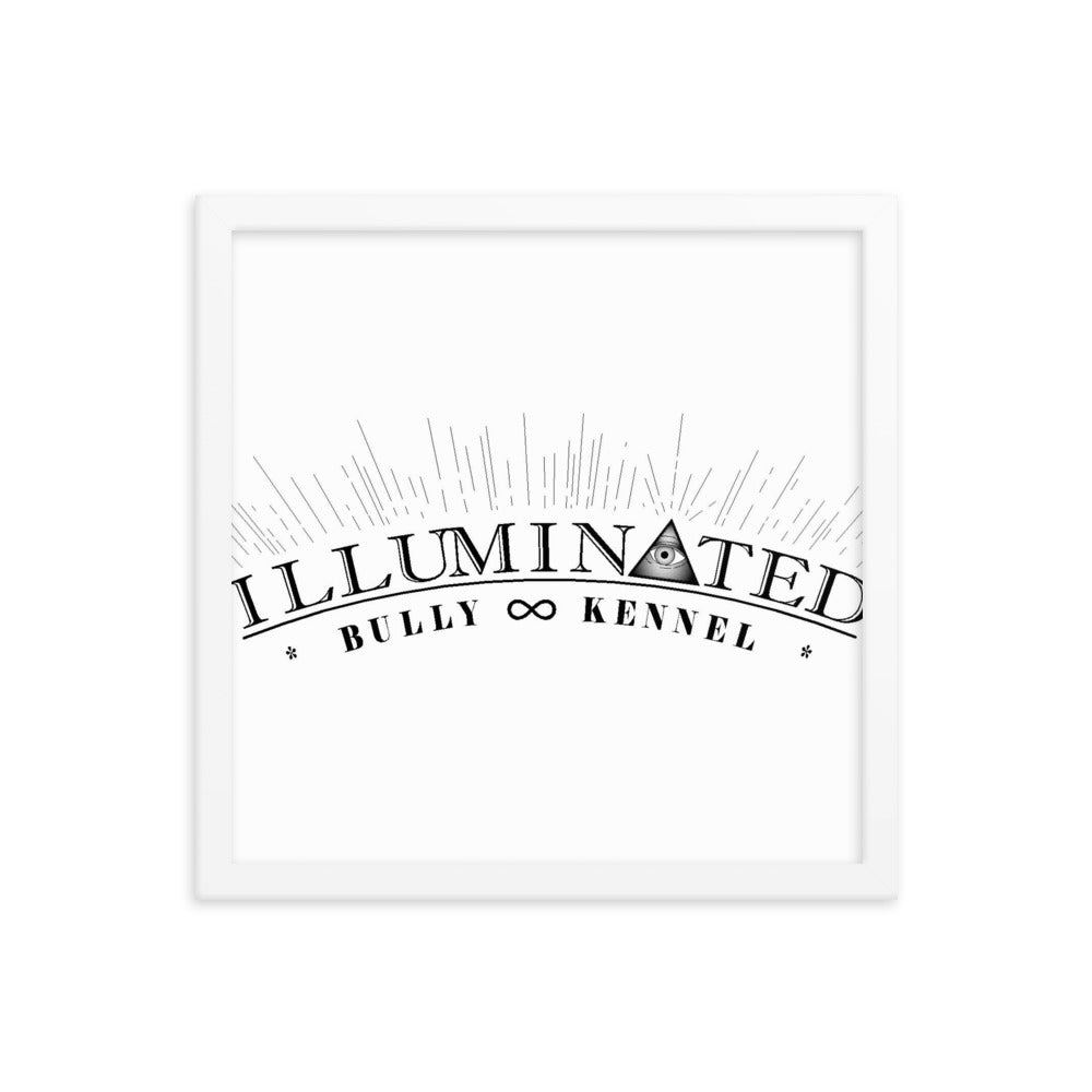 Illuminated Framed poster