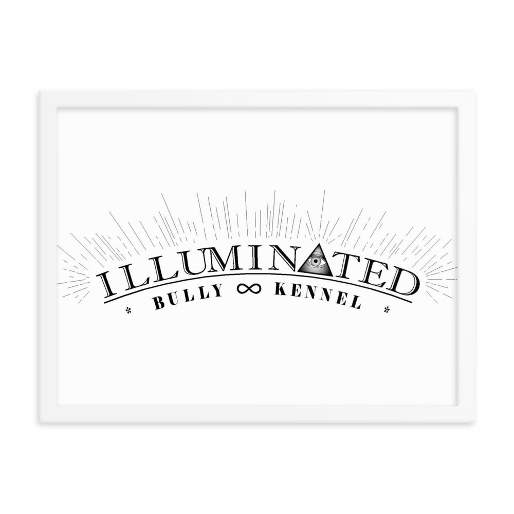 Illuminated Framed poster