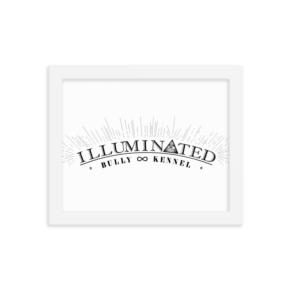 Illuminated Framed poster