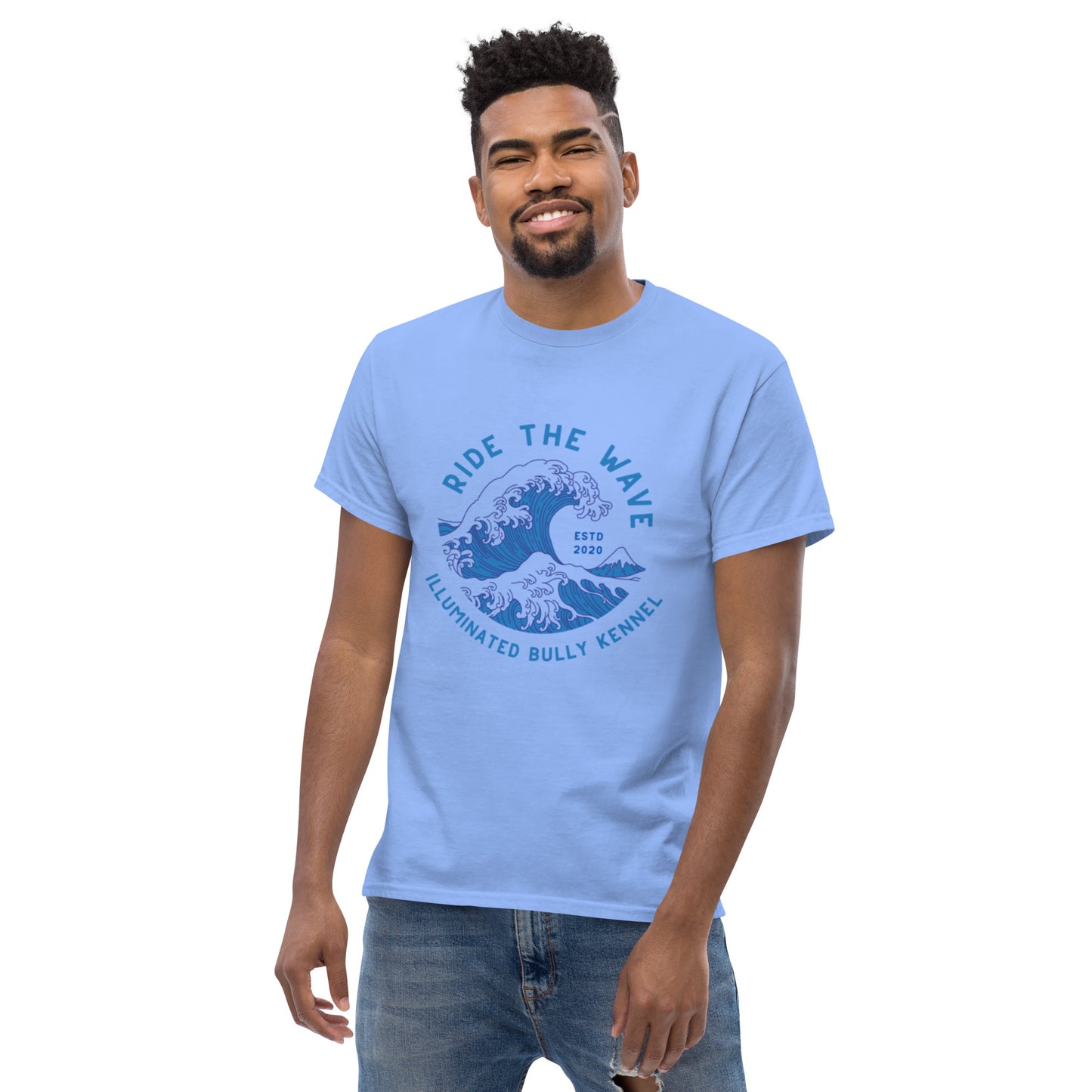 Men's classic tee- Ride the Wave