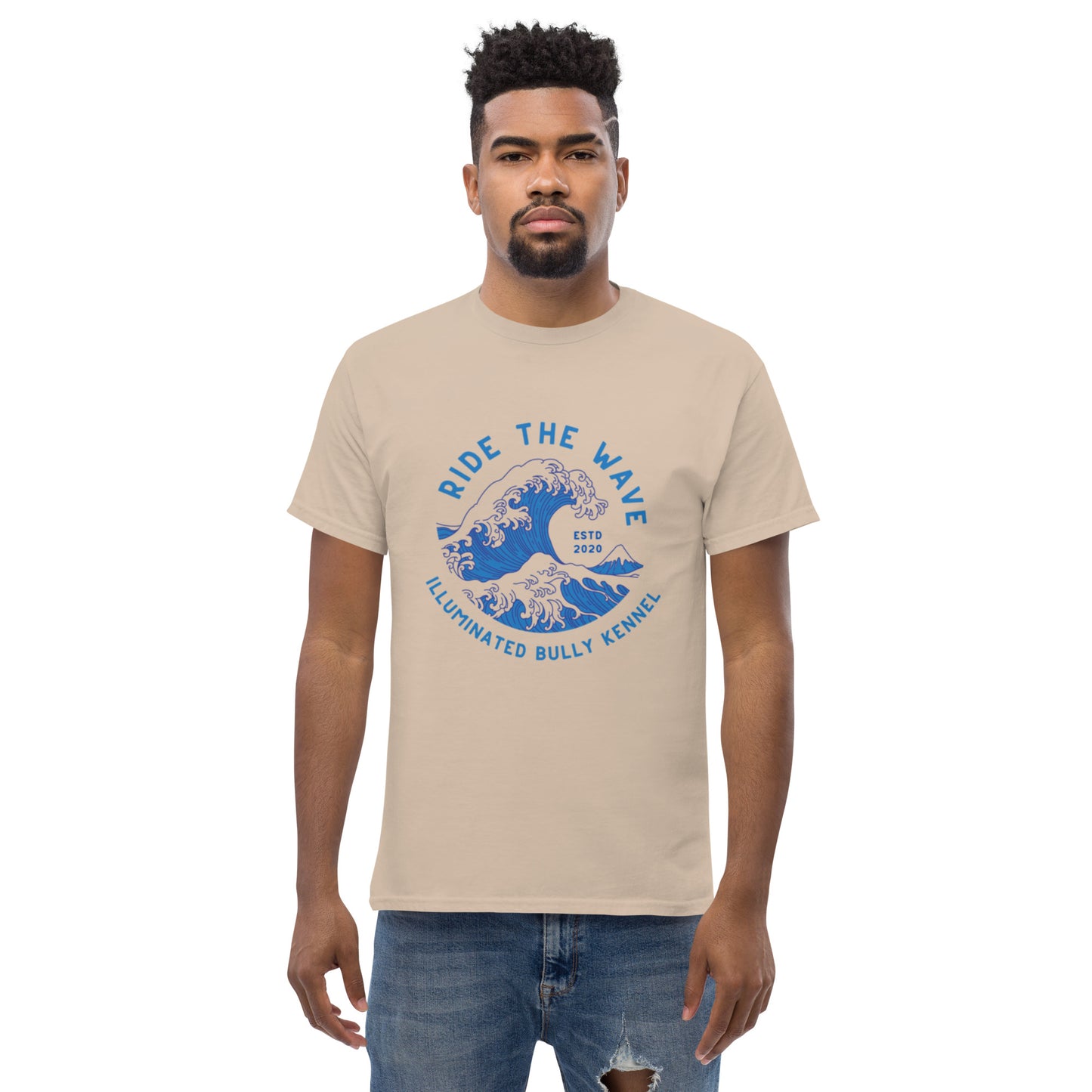 Men's classic tee- Ride the Wave
