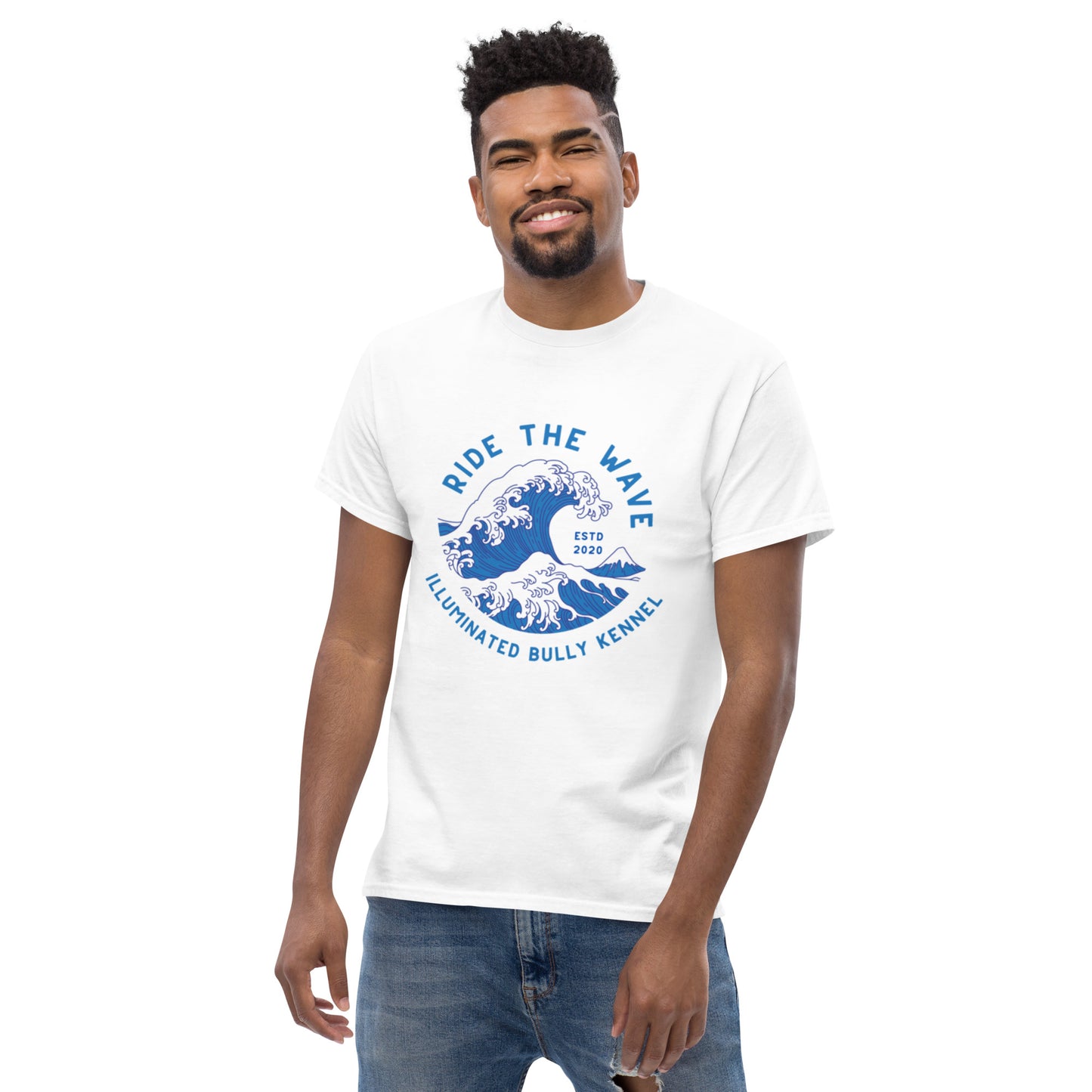 Men's classic tee- Ride the Wave