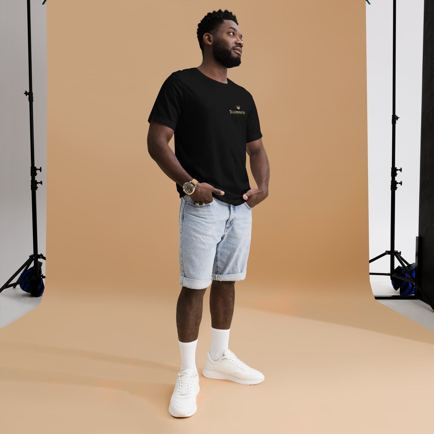 Gold Illuminated Unisex t-shirt
