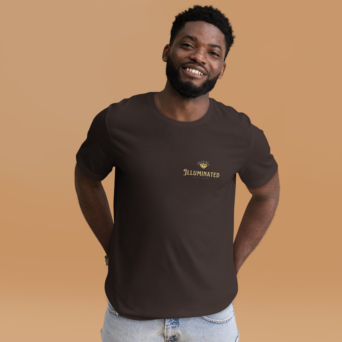 Gold Illuminated Unisex t-shirt