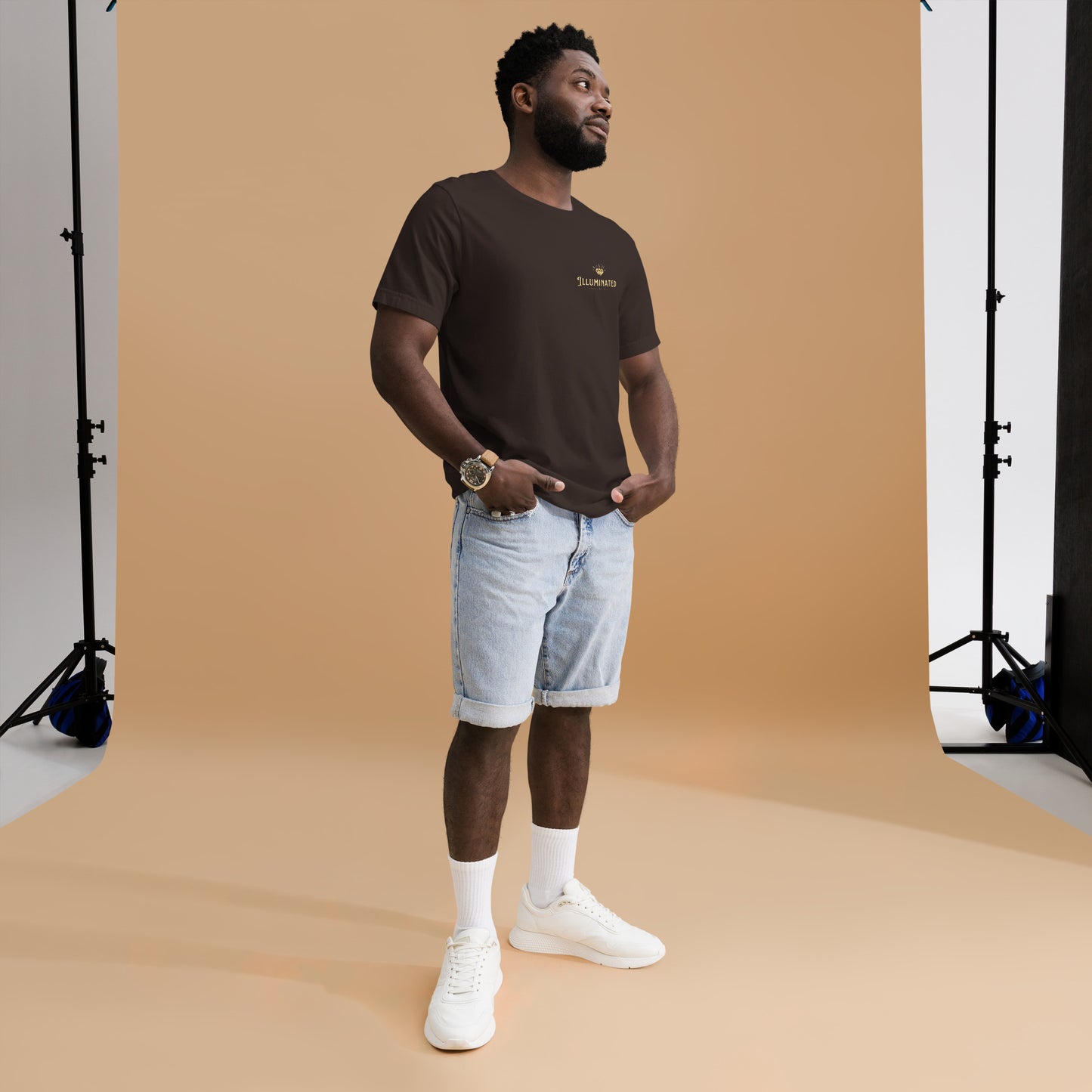 Gold Illuminated Unisex t-shirt
