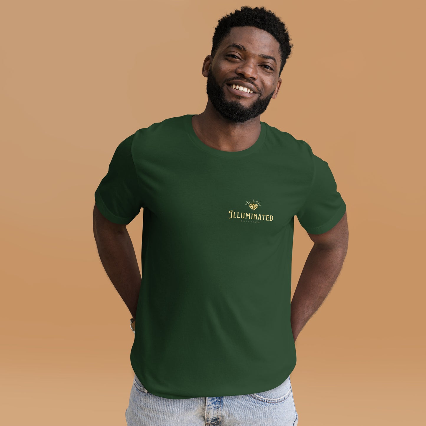 Gold Illuminated Unisex t-shirt