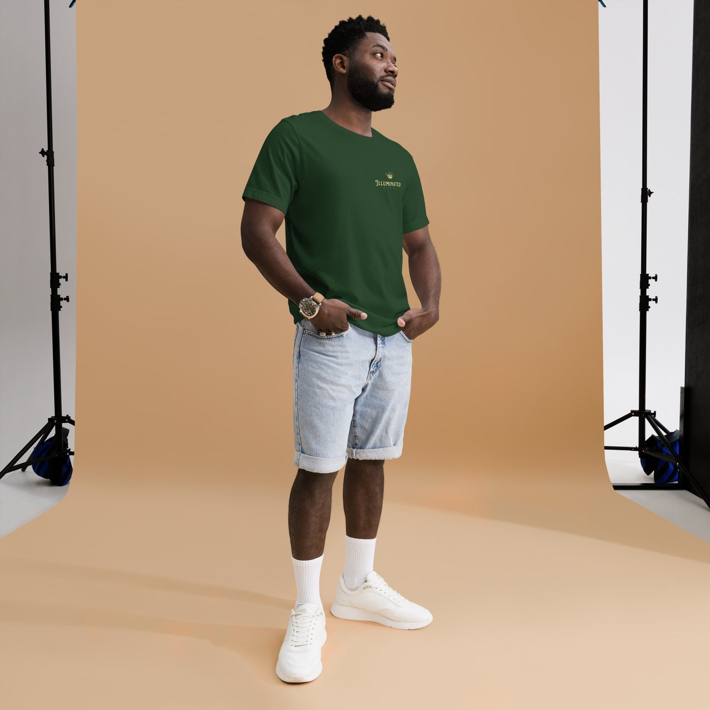 Gold Illuminated Unisex t-shirt