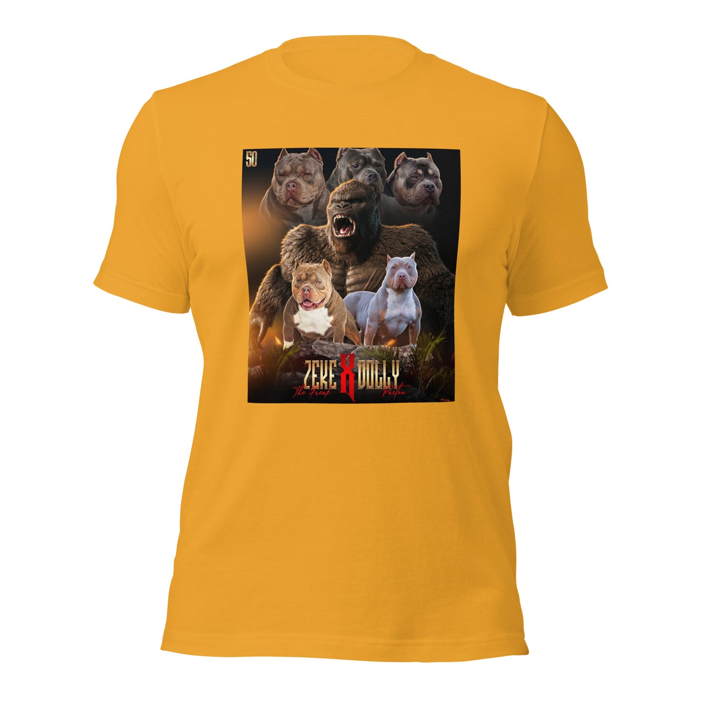 Unisex t-shirt- Zeke x Dolly