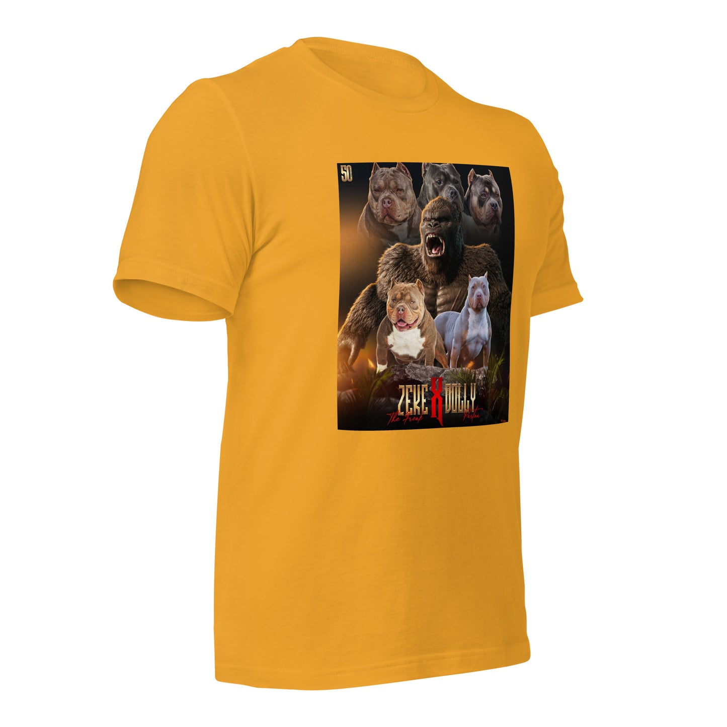 Unisex t-shirt- Zeke x Dolly
