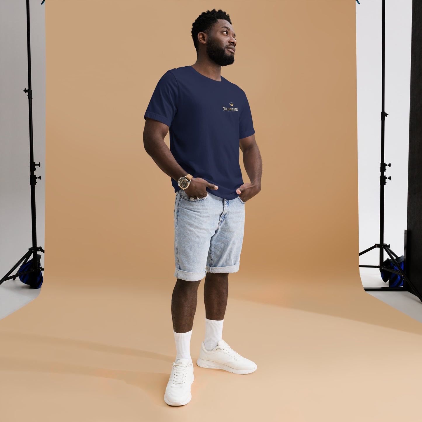 Gold Illuminated Unisex t-shirt
