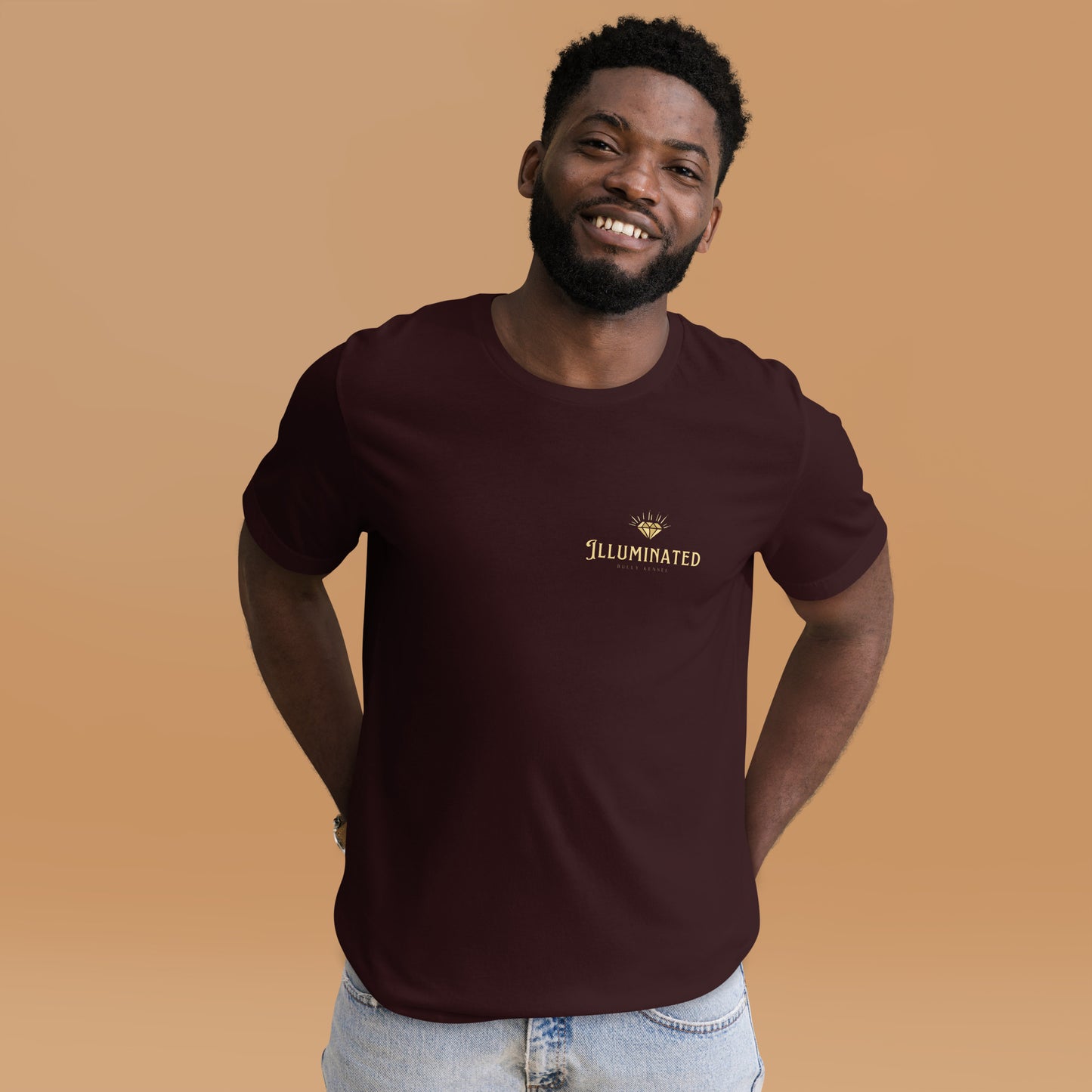 Gold Illuminated Unisex t-shirt