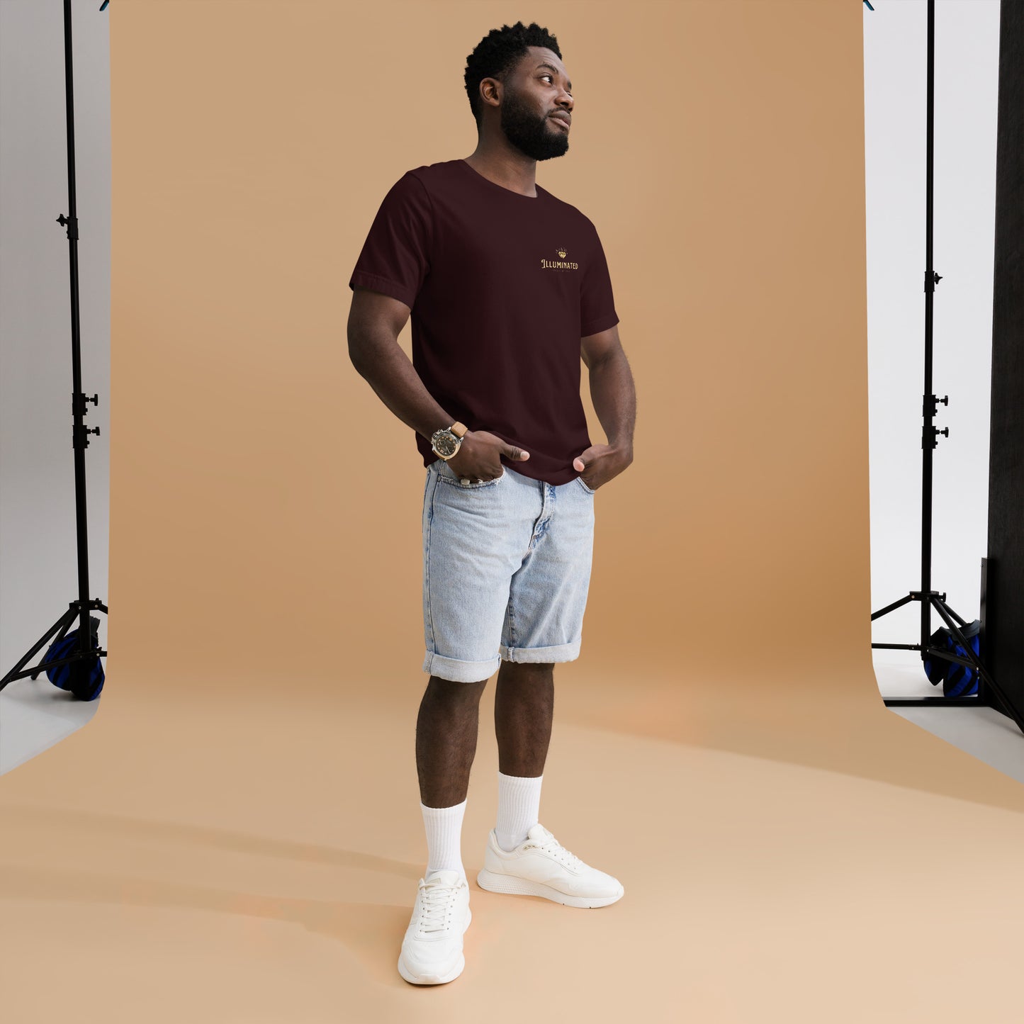 Gold Illuminated Unisex t-shirt