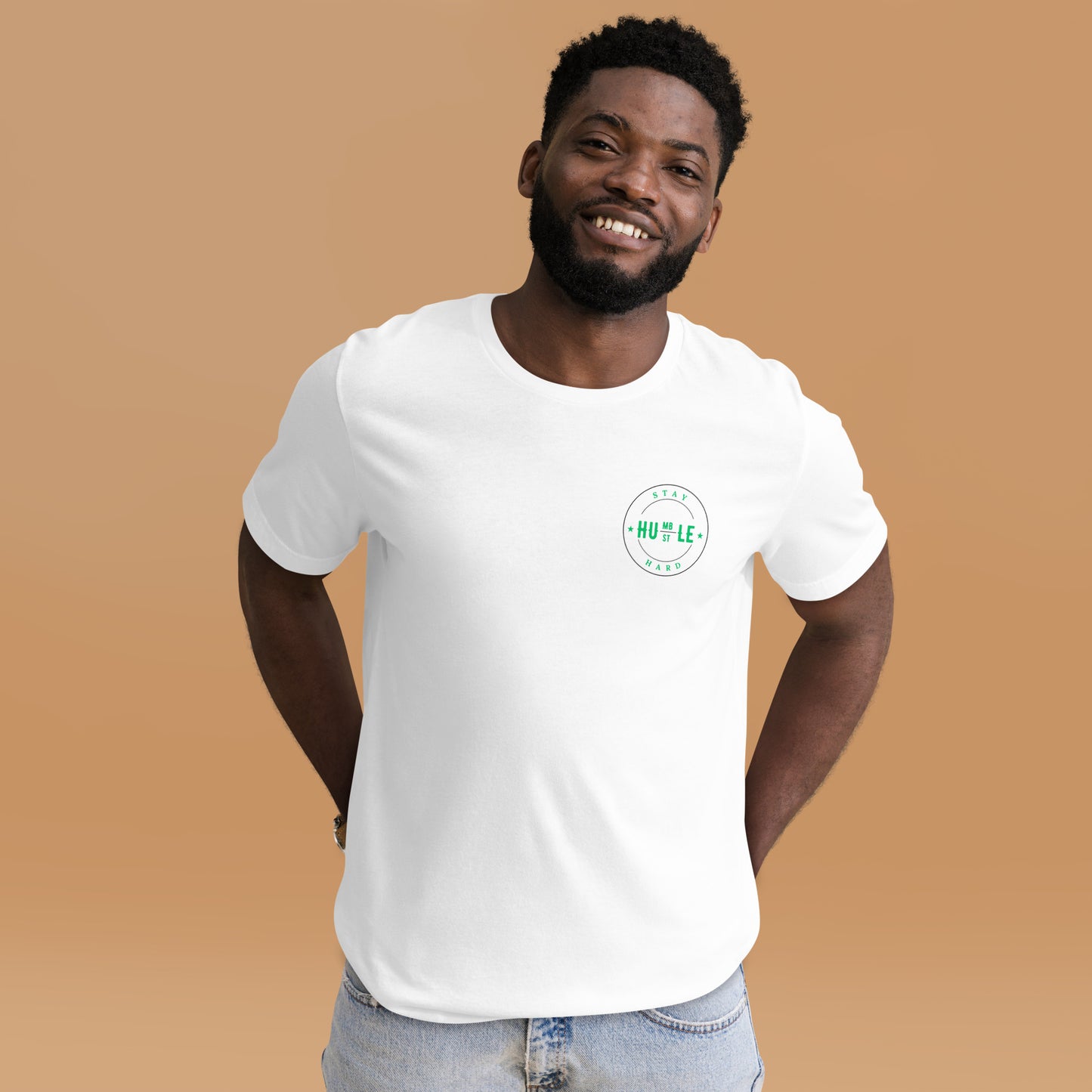 humble/Hustle Green Unisex t-shirt
