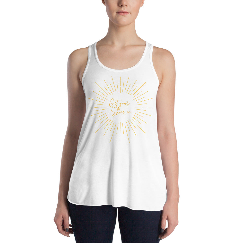 Shine On Women's FLOWEY Racerback Tank