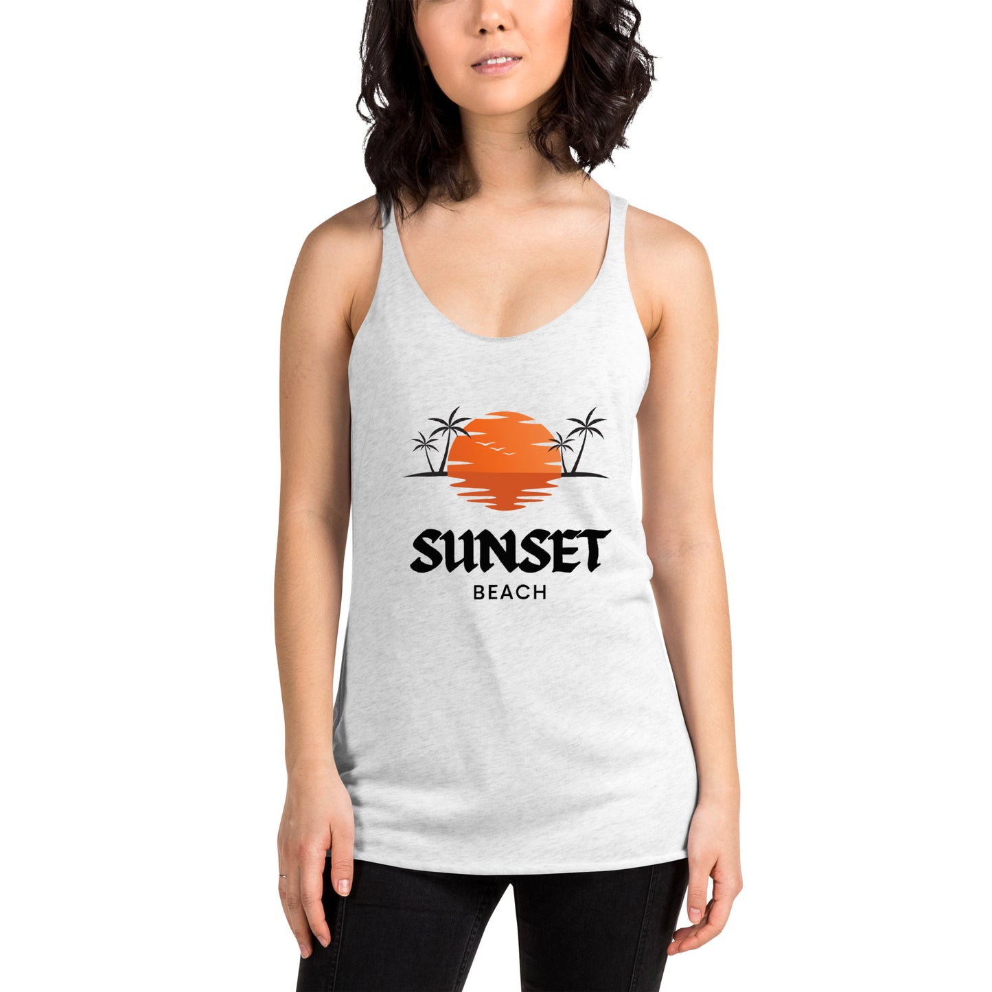 Sunset Beach - Women's Racerback Tank