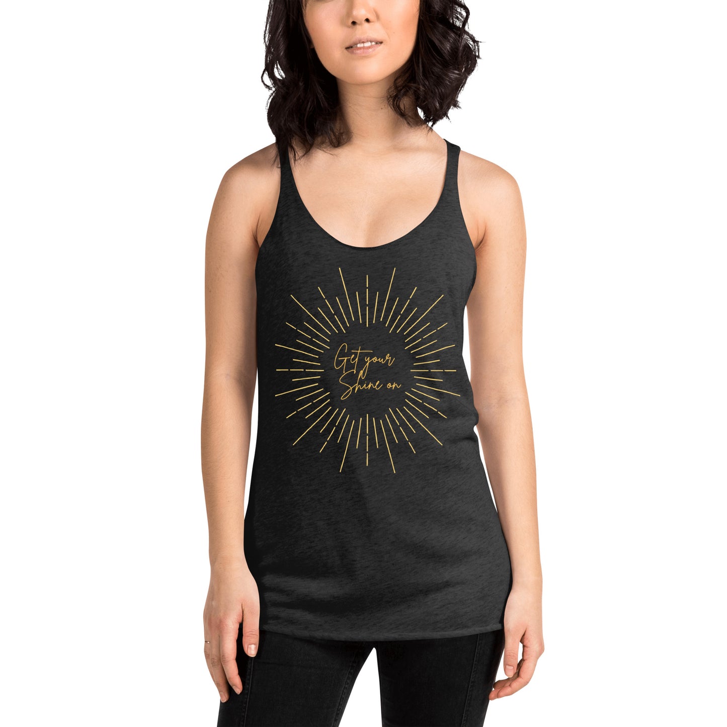 Get Your Shine On- Women's Racerback Tank