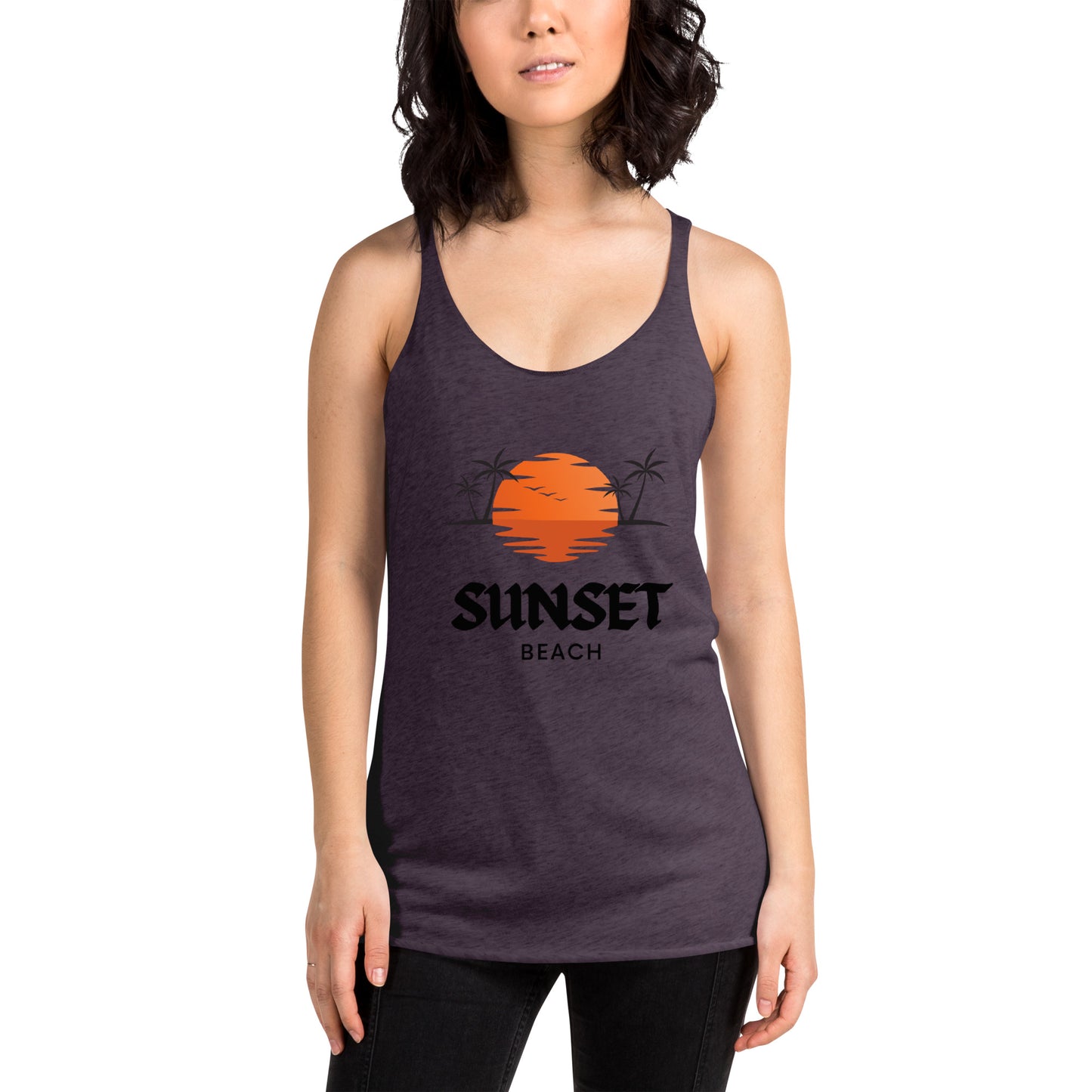 Sunset Beach - Women's Racerback Tank