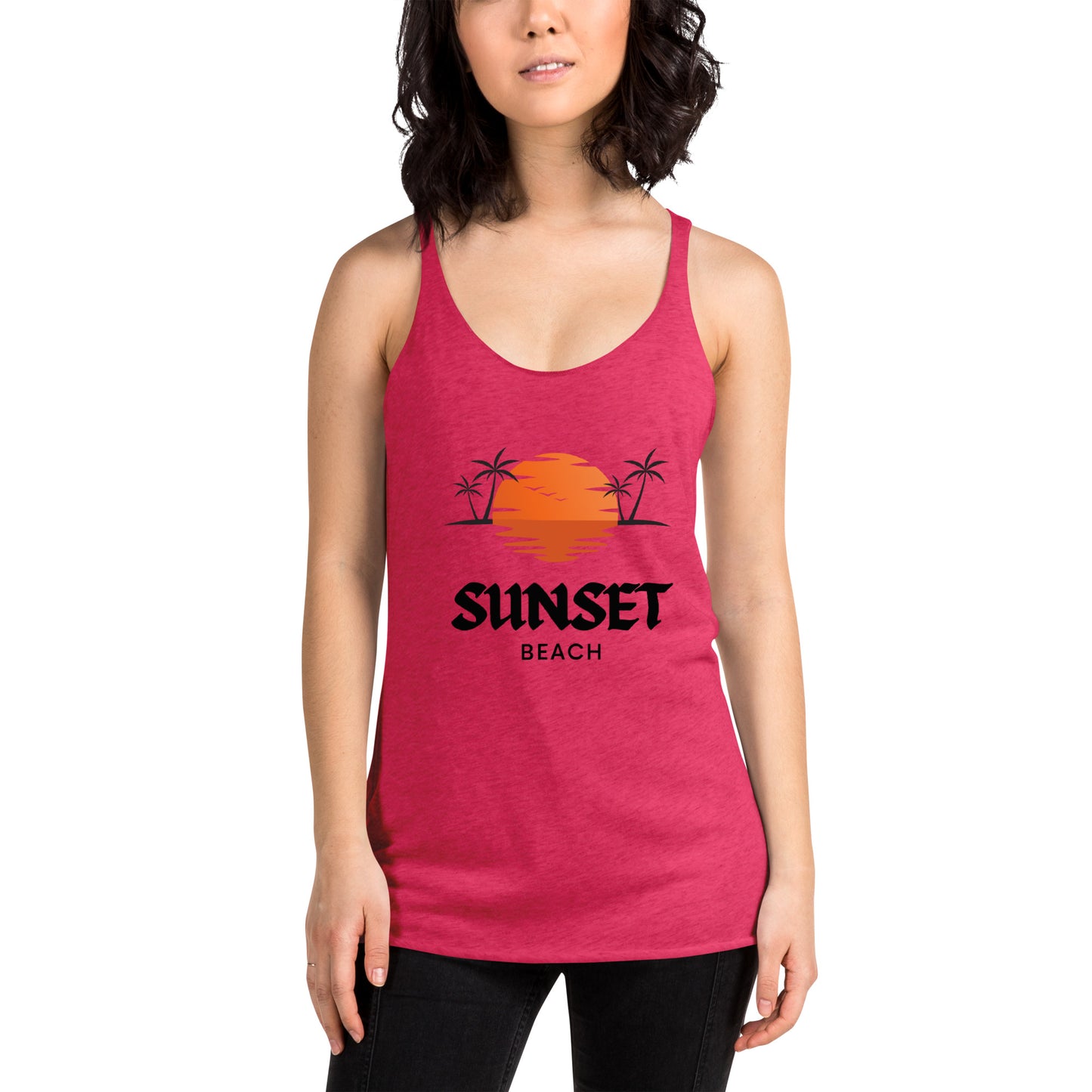 Sunset Beach - Women's Racerback Tank