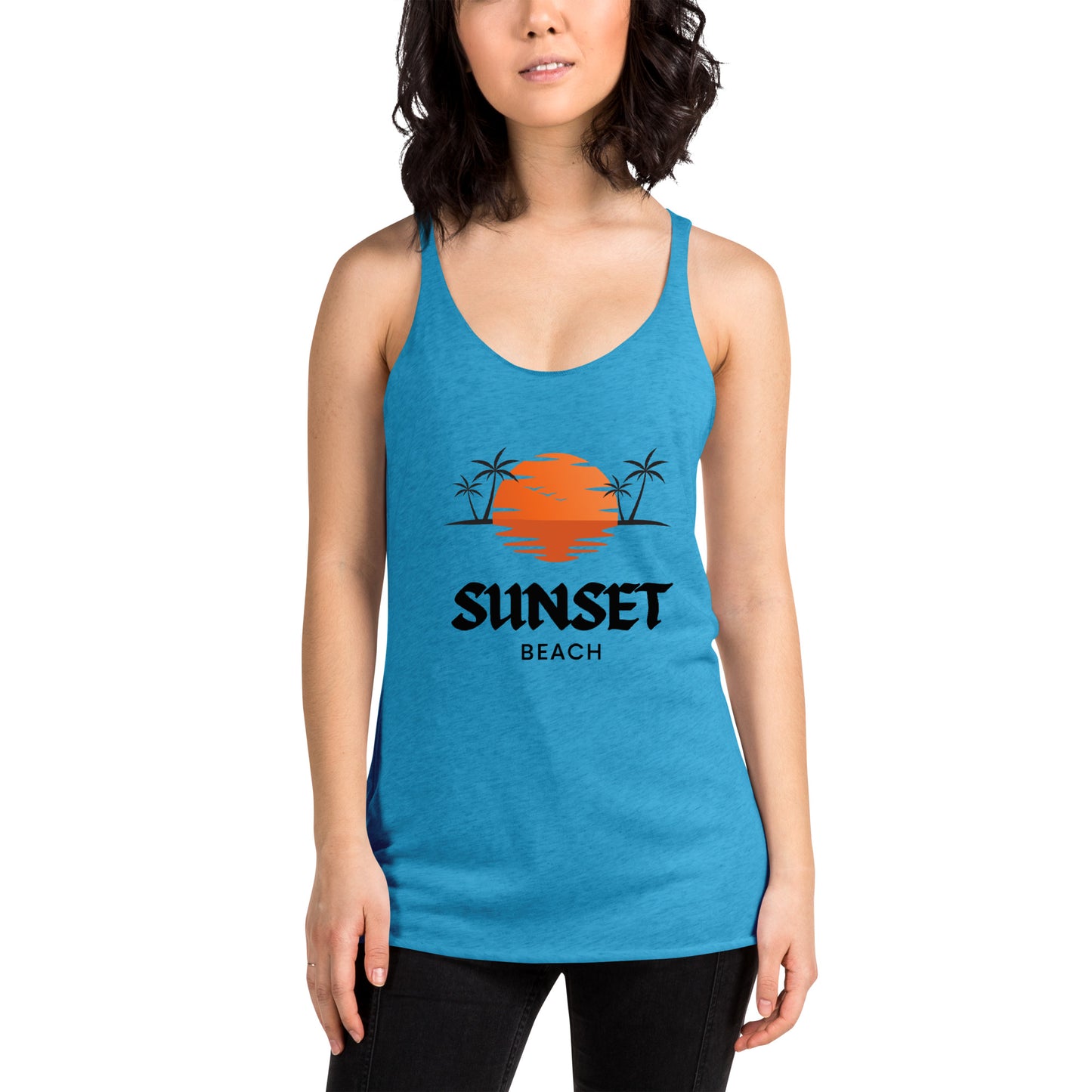 Sunset Beach - Women's Racerback Tank