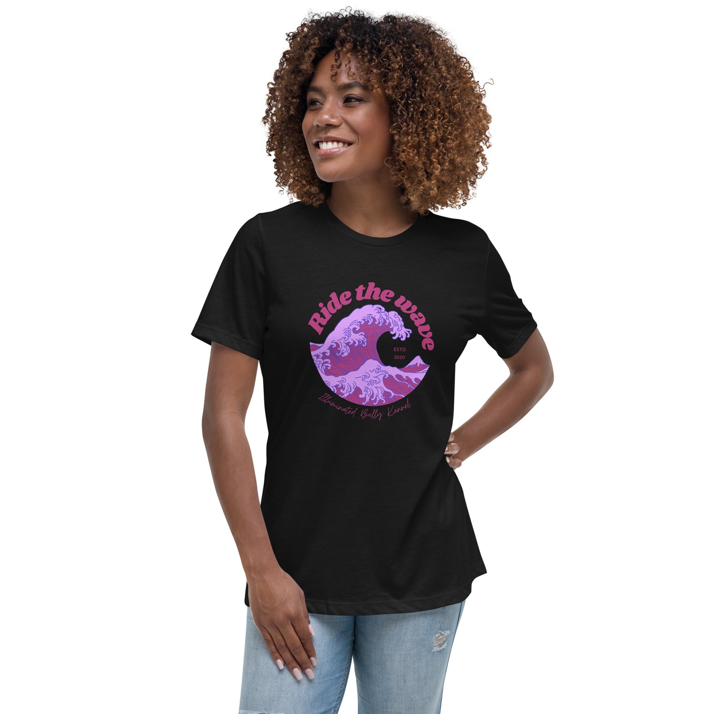 Women's Relaxed T-Shirt- Ride the Wave