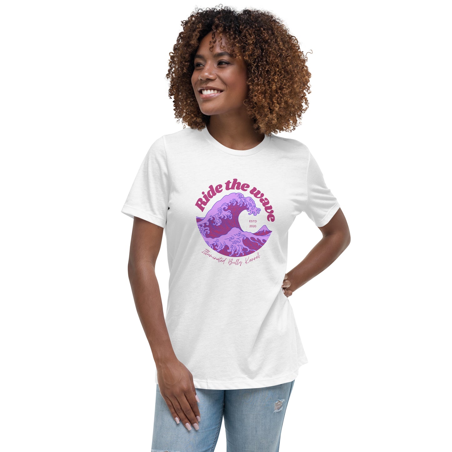 Women's Relaxed T-Shirt- Ride the Wave
