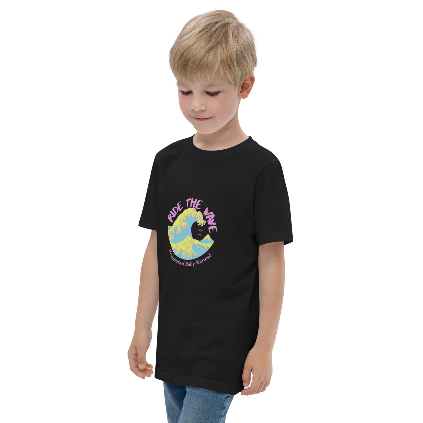 -Youth jersey t-shirt- Neon Wave